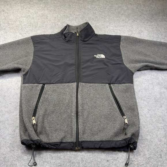 The North Face Other - The North Face Denali Fleece Jacket Youth L Gray Black Good Polartec Full Zip